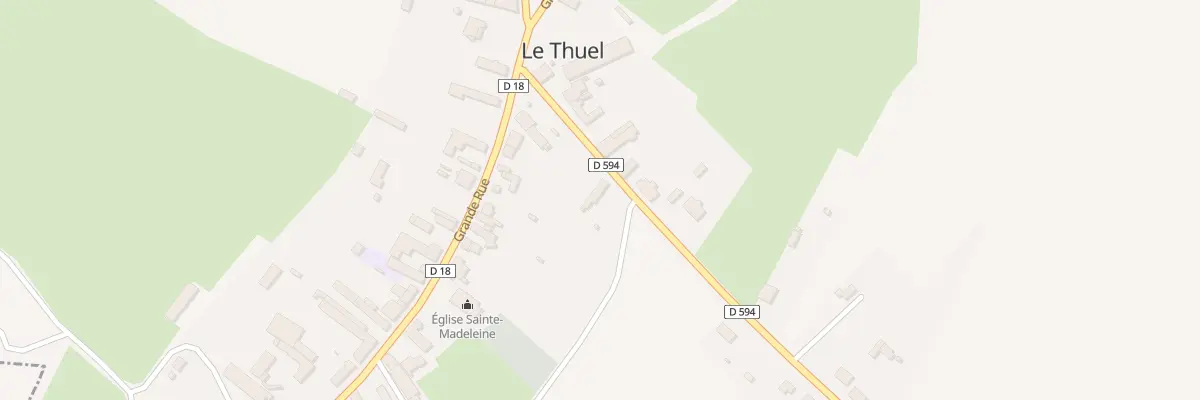 Plan du 39 Rte de Sevigny au Thuel