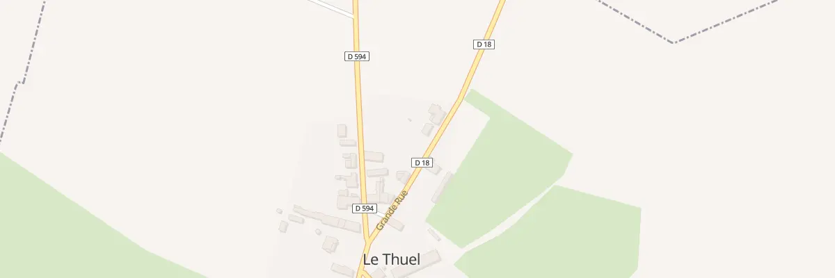 Plan du 3 Gr Grande Rue au Thuel