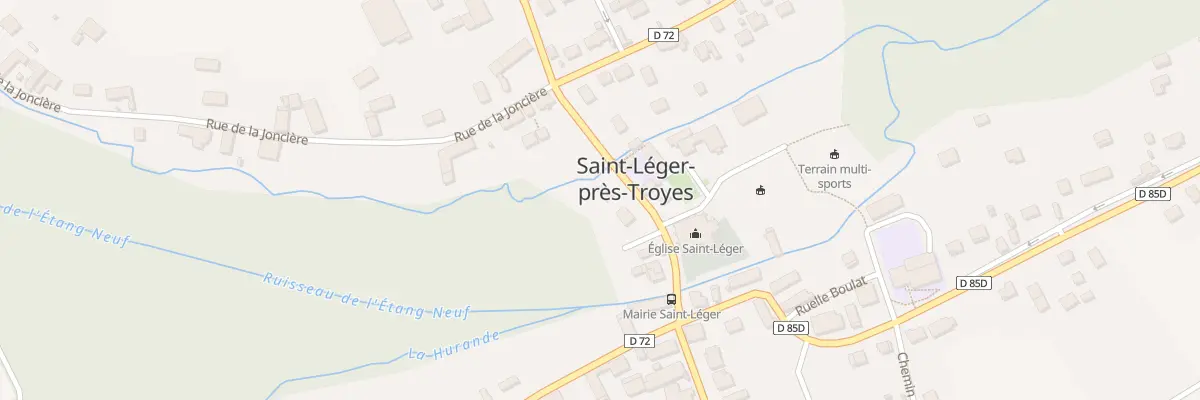 Plan du 7 Rue de l’Église à Saint-Léger-près-Troyes