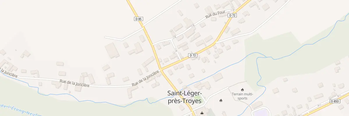 Plan du 3 Rue de Cervet à Saint-Léger-près-Troyes