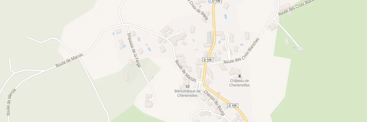 Plan du 90 Rte de Marols à Chenereilles