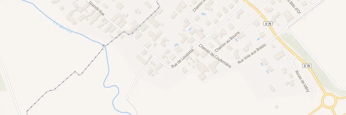 Plan du 22 Rue de Lavalotte à Lavau