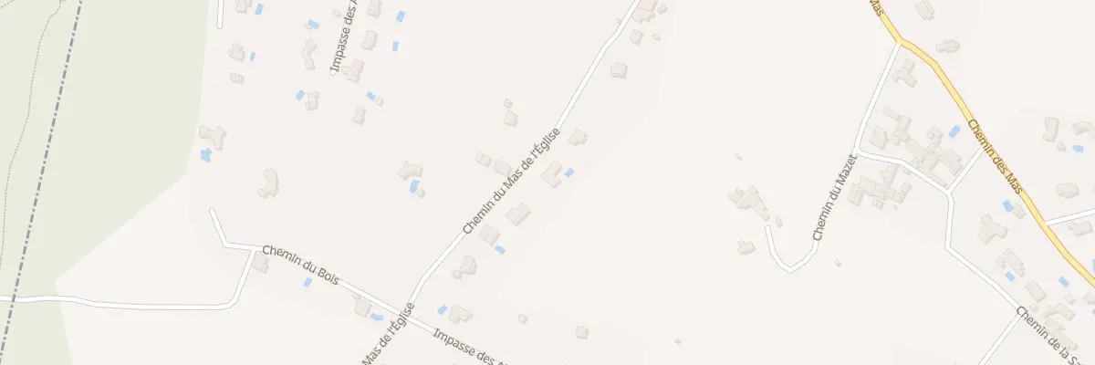 Plan du 307 Che du Mas de l’Église à Cardet