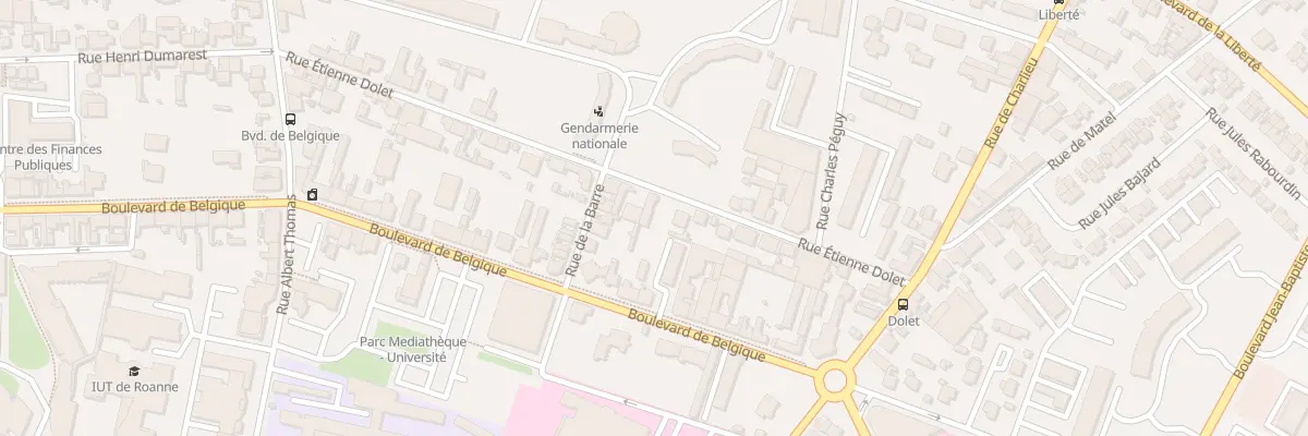 Plan du 48 Rue Etienne Dolet à Roanne