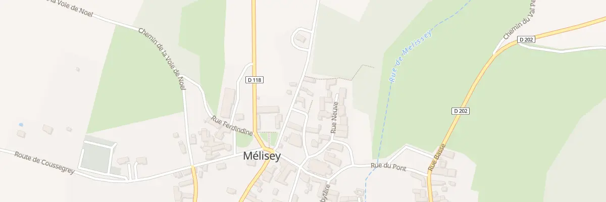 Plan du 8 Rue des Ardilliers à Mélisey