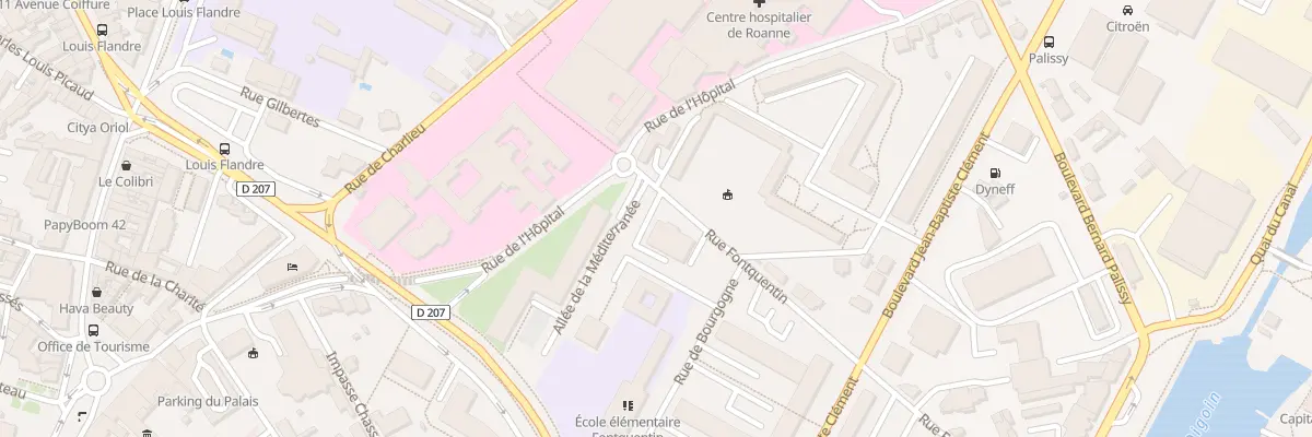 Plan du 39 Rue Fontquentin à Roanne