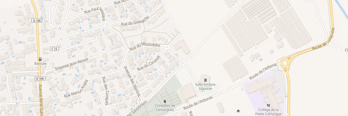 Plan du 20 Rue du Mourvèdre à Lansargues