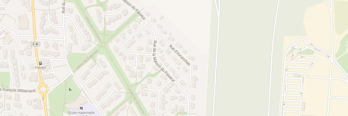 Plan du 5 Rue d’Avranches à Mably