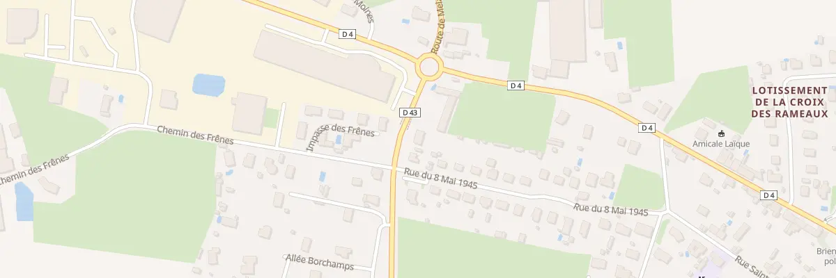 Plan du 9 Rte de Roanne à Briennon