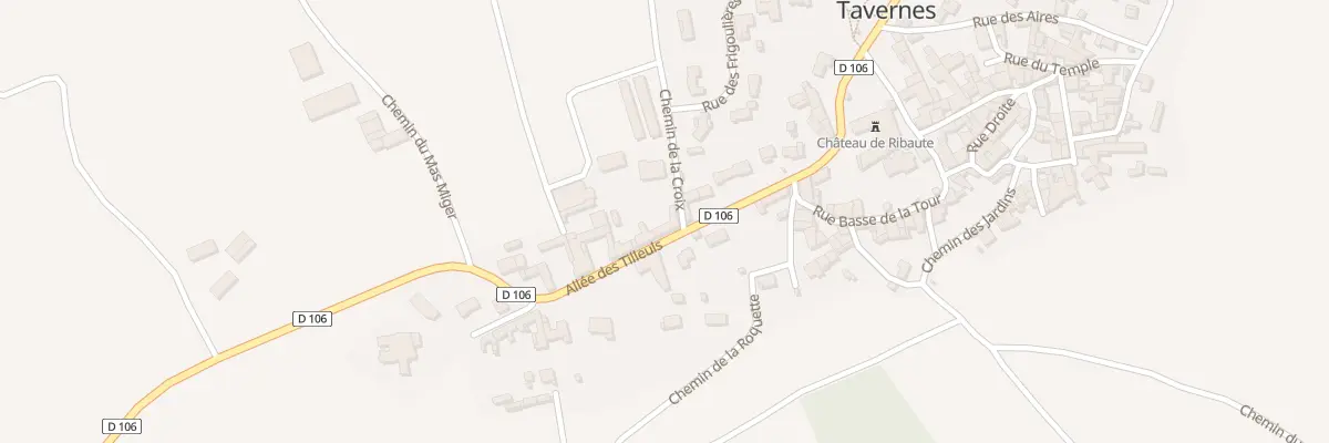 Plan du 24 All des Tilleuls à Ribaute-les-Tavernes