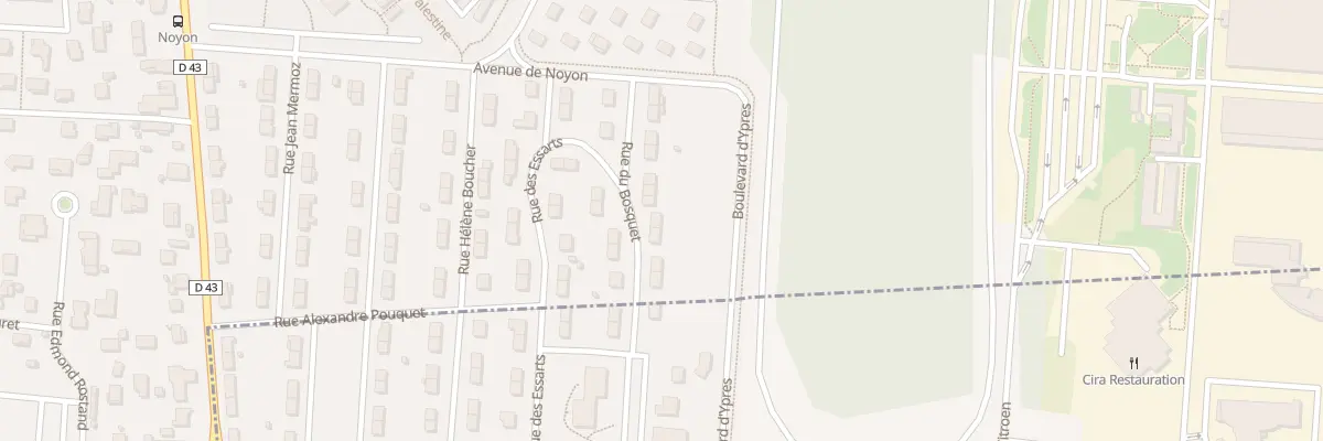 Plan du 10 Rue du Bosquet à Mably