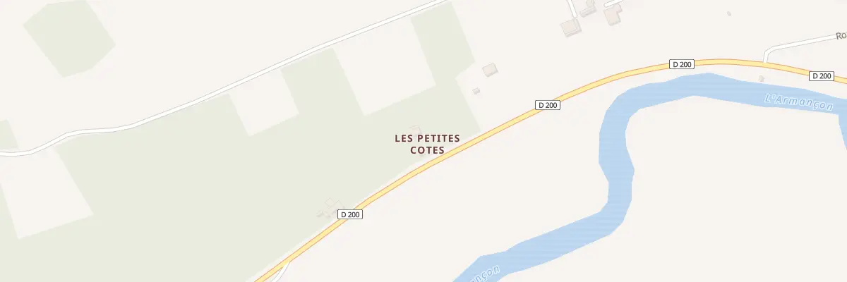 Plan du 46 Les Petites Cotes à Lézinnes