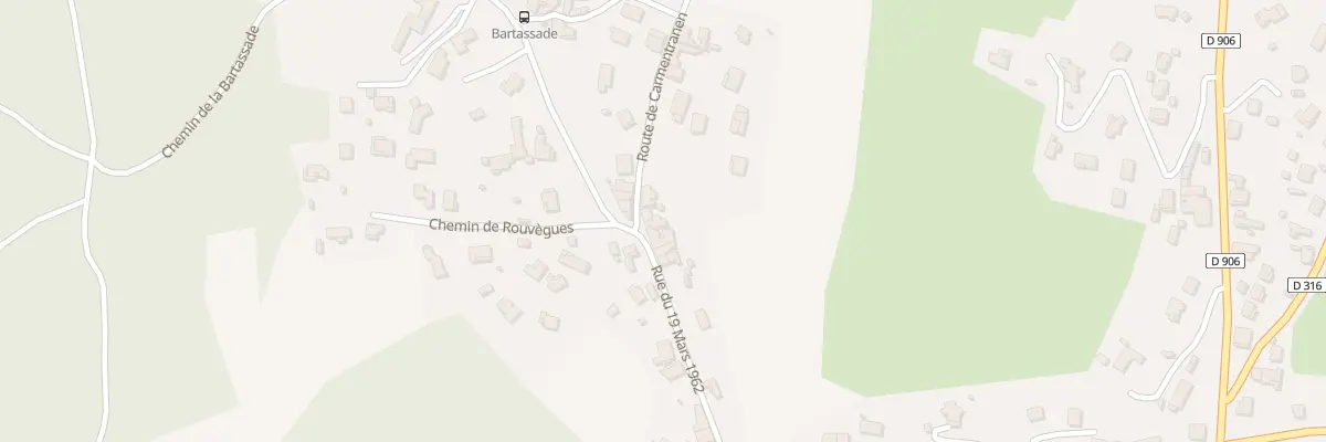 Plan du 721 Rue du Dix Neuf Mars 1962 à Saint-Martin-de-Valgalgues