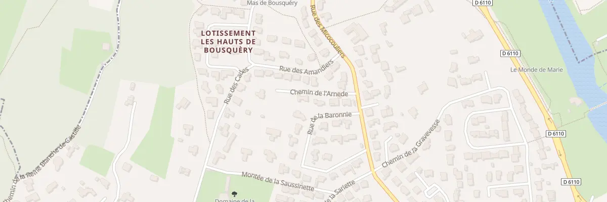 Plan du 23 Rue de la Baronnie à Sommières