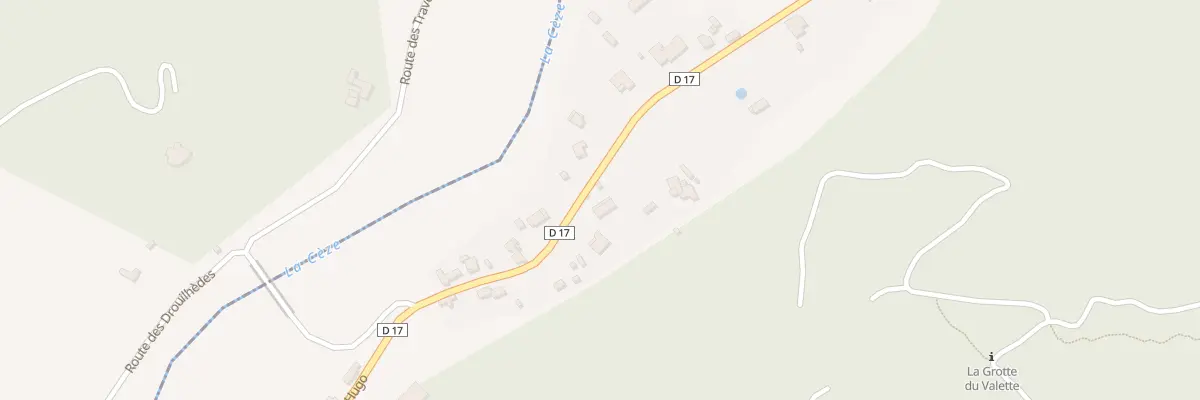 Plan du 1390 Rue Victor Hugo à Bessèges