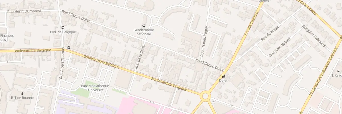 Plan du 52 Rue Etienne Dolet à Roanne