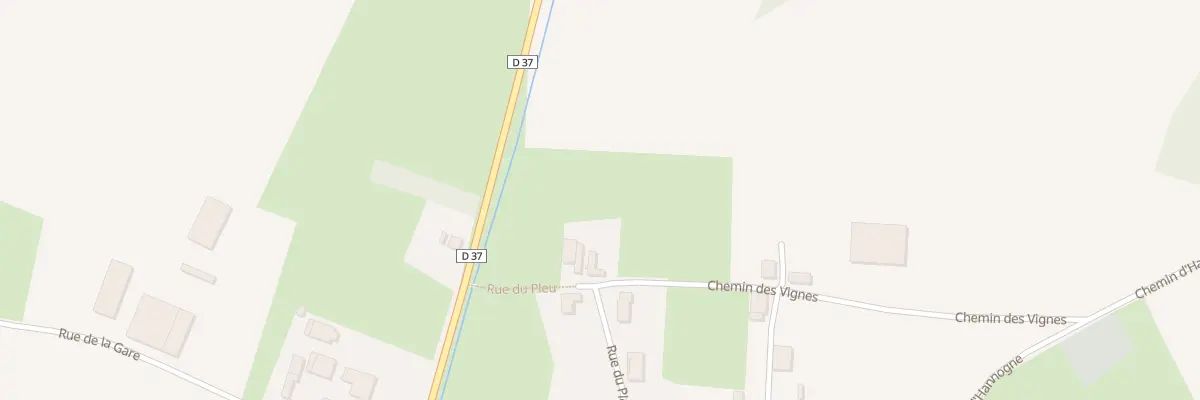 Plan du 1 Rue du Pleu à Saint-Quentin-le-Petit