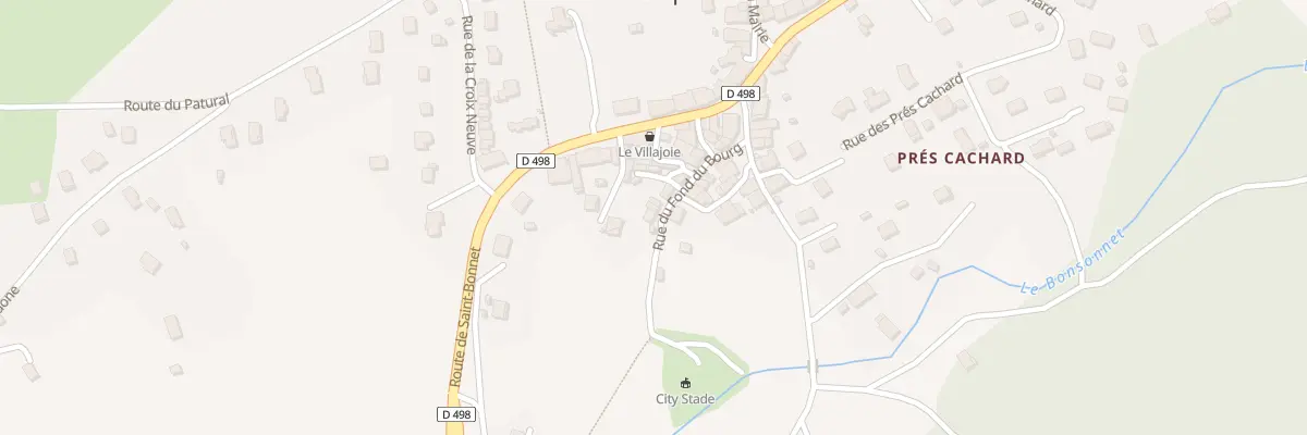 Plan du 98 Rue du Fond du Bourg à Luriecq