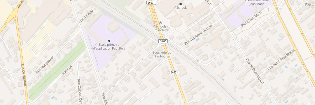 Plan du 1 Rue des Hauts Clos à Troyes