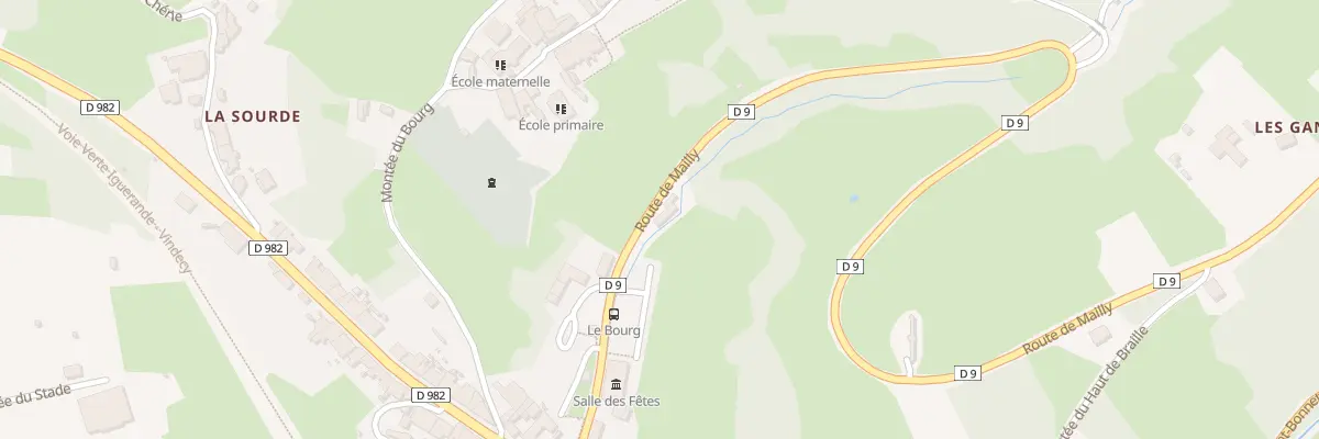 Plan du 5153 Le Bourg à Iguerande