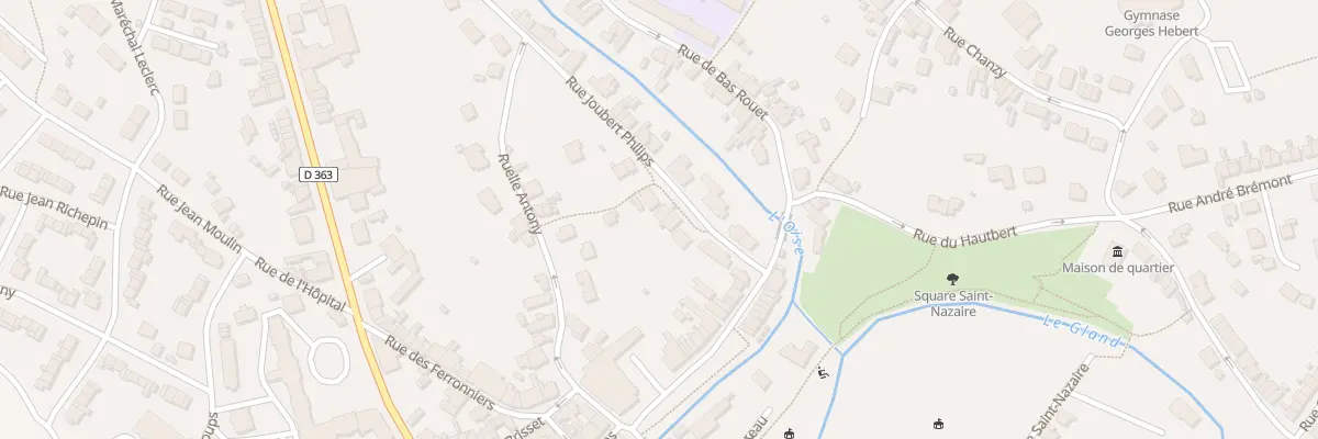 Plan du 19 Rue Joubert Philips à Hirson