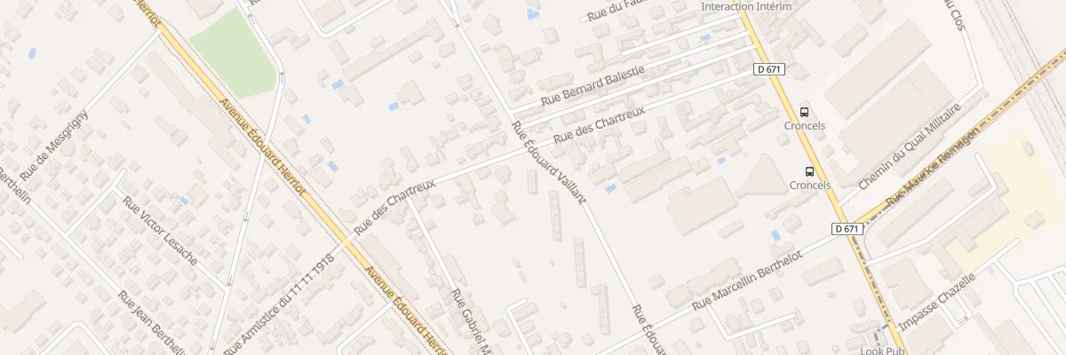 Plan du 122 Rue Edouard Vaillant à Troyes