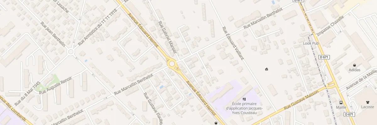 Plan du 21 Rue Marcellin Berthelot à Troyes