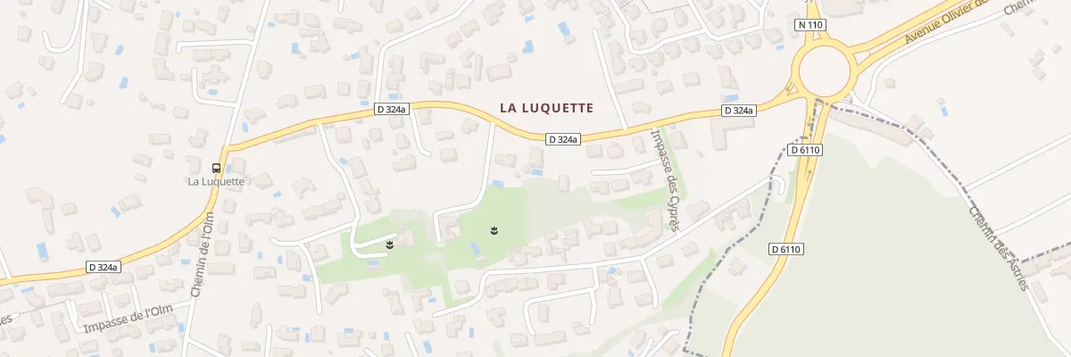 Plan du 277 Che de la Lucquette à Alès