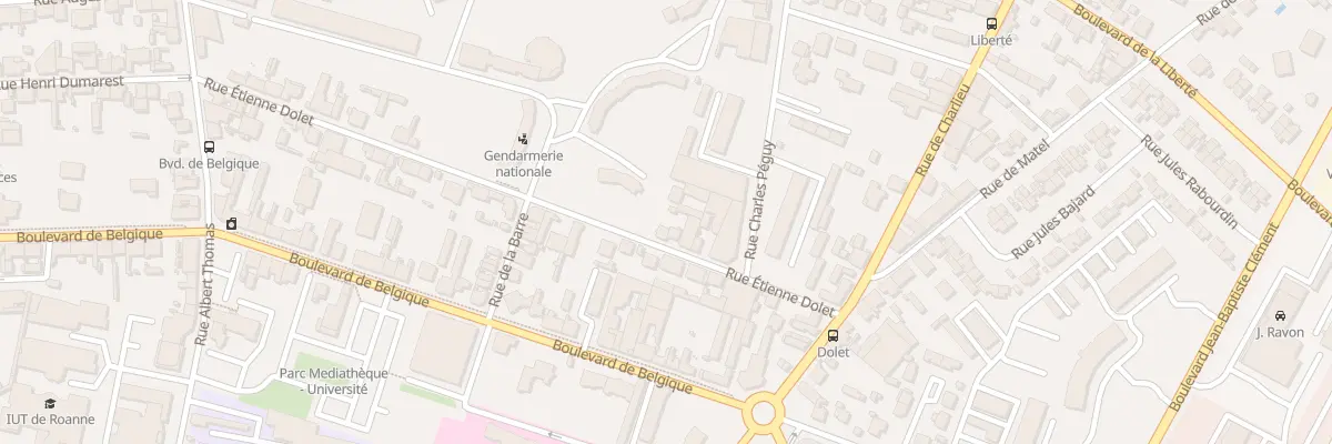 Plan du 51 Rue Etienne Dolet à Roanne
