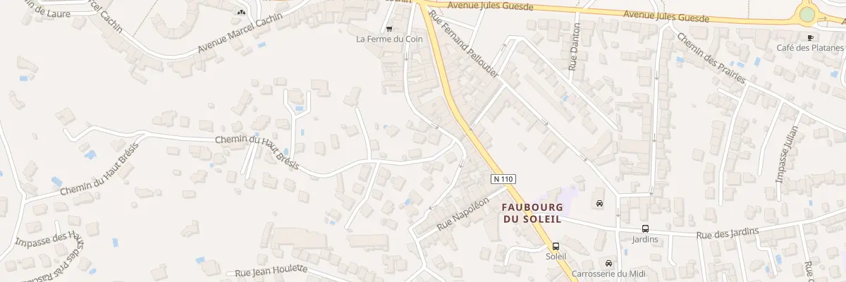 Plan du 20 Che du Haut Brésis à Alès