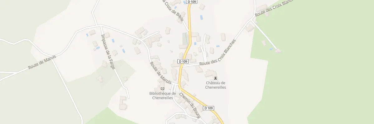 Plan du 17 Rte des Croix Blanches à Chenereilles