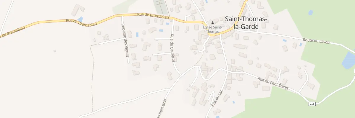 Plan du 127 Rue des Carrières à Saint-Thomas-la-Garde