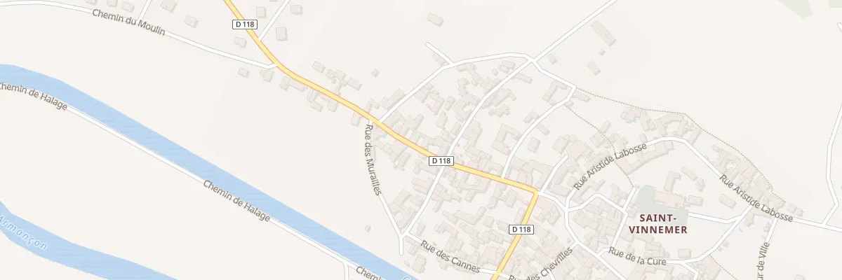 Plan du 18 Gr Grande Rue A St Vinnemer à Tanlay