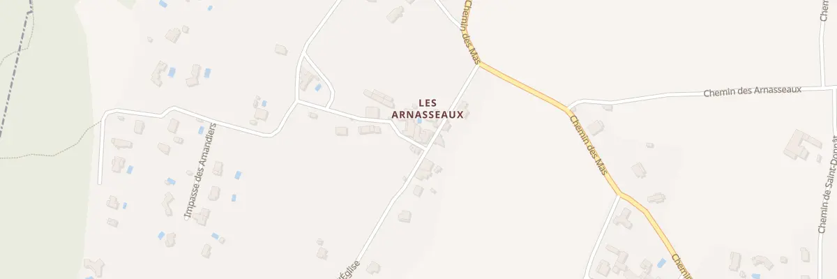 Plan du 4 Che du Deves à Cardet