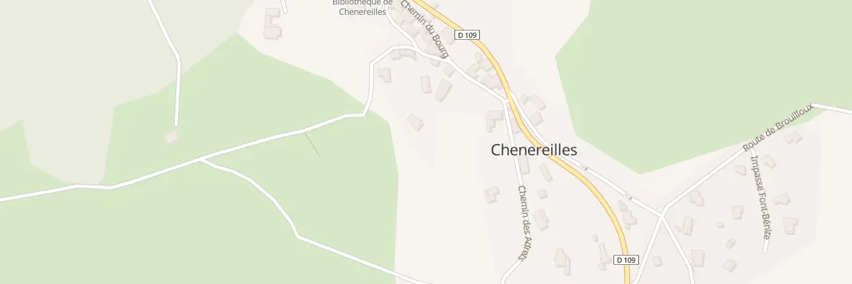 Plan du 117 Che du Plat de la Farge à Chenereilles