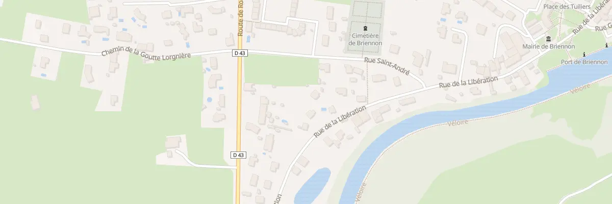 Plan du 40 Rue de la Liberation à Briennon