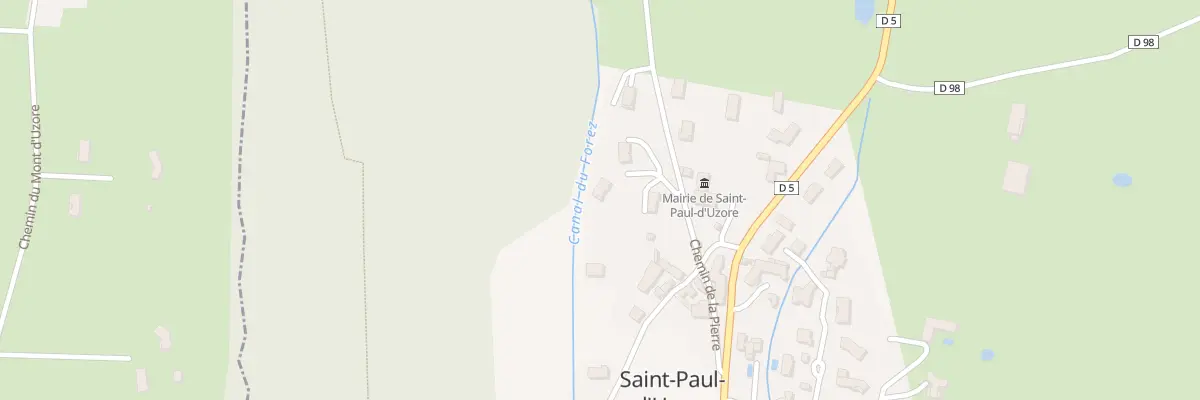 Plan du 5031 Le Bourg à Saint-Paul-d’Uzore