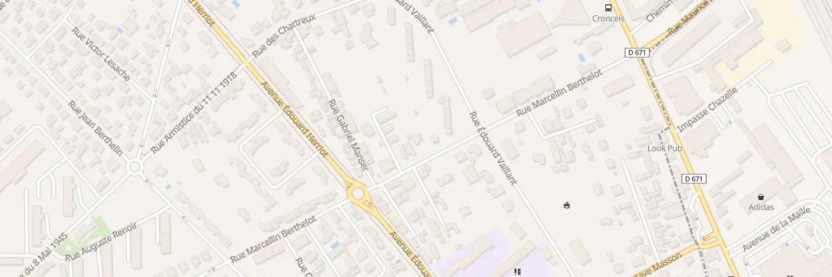 Plan du 10 Rue Marcellin Berthelot à Troyes