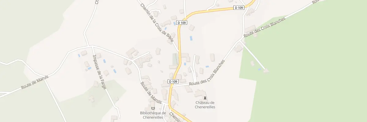 Plan du 130 Rte de St Marcellin en Forez à Chenereilles