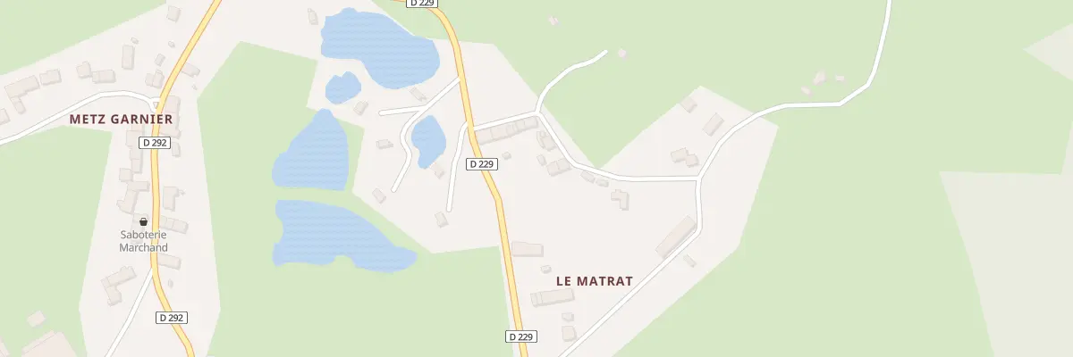 Plan du 80 Le Matrat à Gouloux