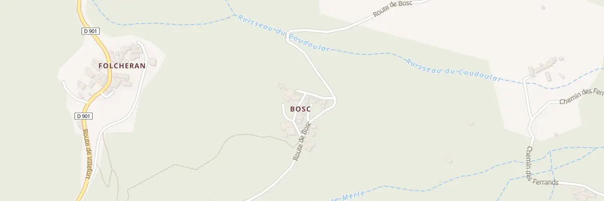 Plan du 5902 Le Bosc à Gravières