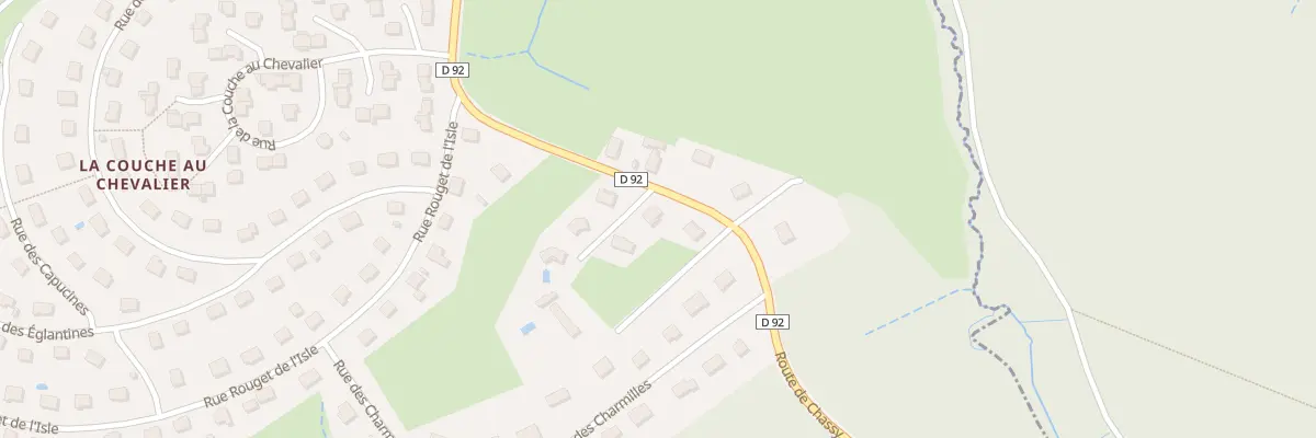Plan du 76 Rte de Chassy à Gueugnon