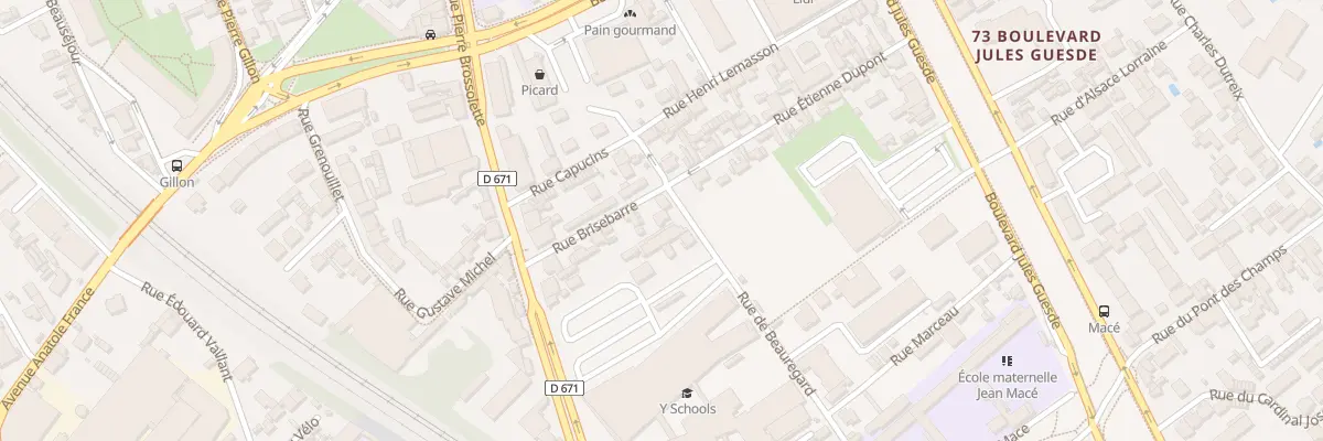 Plan du 12 Rue de Beauregard à Troyes