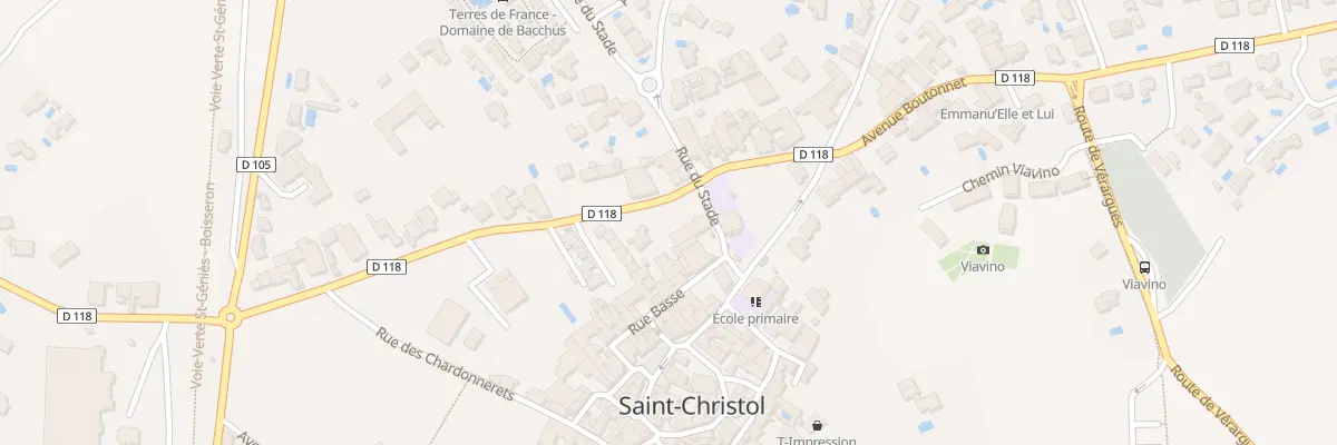 Plan du 59 Rue du Stade à Entre-Vignes
