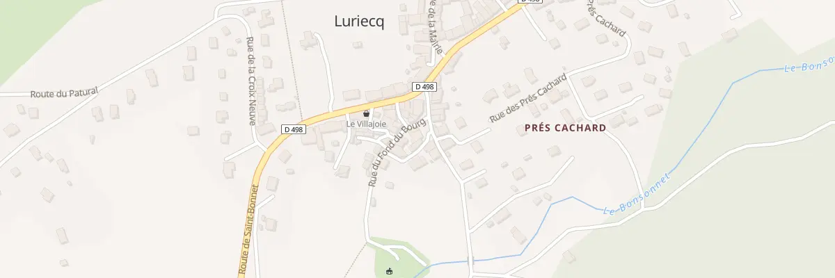 Plan du 40 Rue du Fond du Bourg à Luriecq