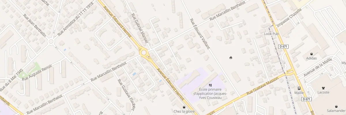 Plan du 17 Rue Marcellin Berthelot à Troyes