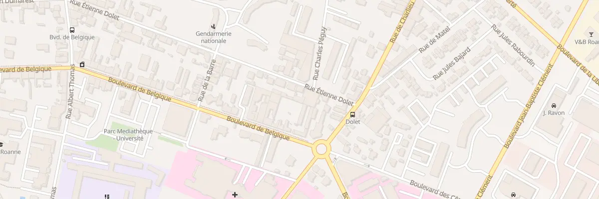 Plan du 58 Rue Etienne Dolet à Roanne