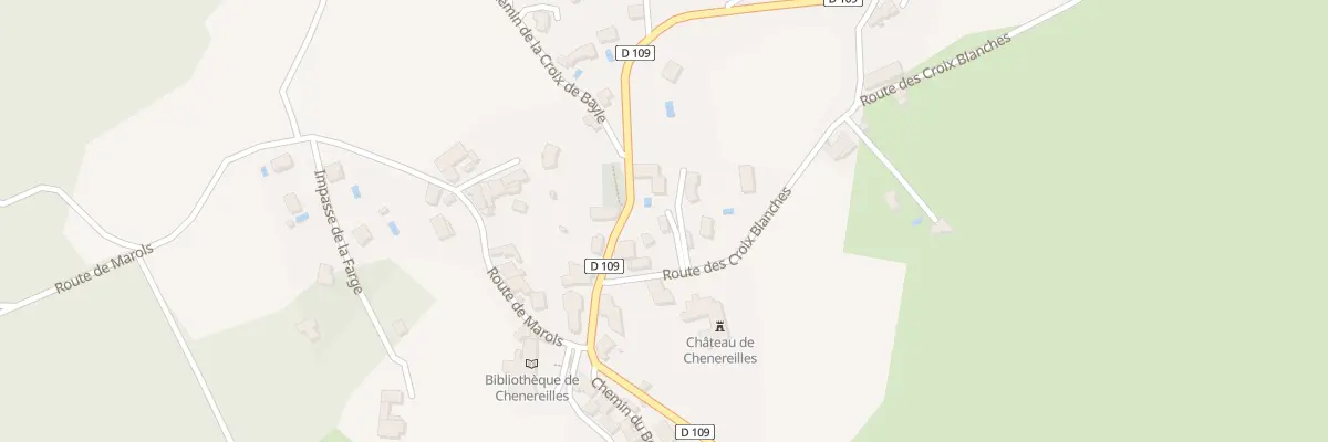 Plan du 118 Rte de St Marcellin en Forez à Chenereilles