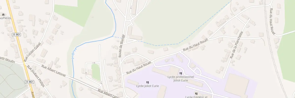 Plan du 13 Rue du Haut Rouet à Hirson
