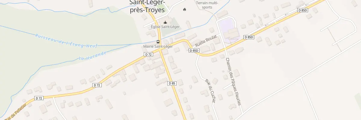 Plan du 4 Rue de la Planche à Saint-Léger-près-Troyes